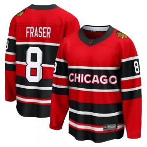 Youth Breakaway Chicago Blackhawks Curt Fraser Red Special Edition 2.0 Official Fanatics Branded Jersey