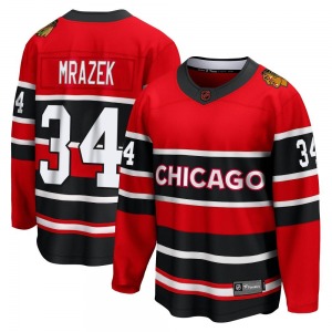 Youth Breakaway Chicago Blackhawks Petr Mrazek Red Special Edition 2.0 Official Fanatics Branded Jersey