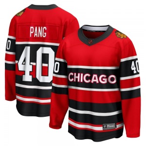 Youth Breakaway Chicago Blackhawks Darren Pang Red Special Edition 2.0 Official Fanatics Branded Jersey
