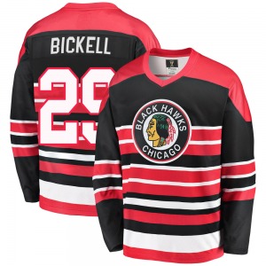 Adult Premier Chicago Blackhawks Bryan Bickell Red/Black Breakaway Heritage Official Fanatics Branded Jersey
