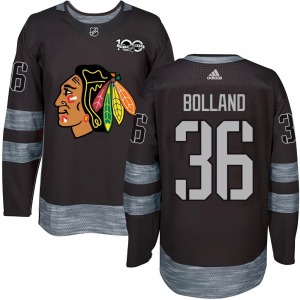 Youth Authentic Chicago Blackhawks Dave Bolland Black 1917-2017 100th Anniversary Official Jersey