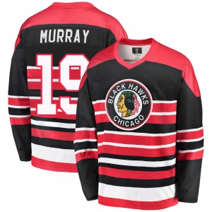 Youth Premier Chicago Blackhawks Troy Murray Red/Black Breakaway Heritage Official Fanatics Branded Jersey