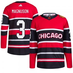 Adult Authentic Chicago Blackhawks Keith Magnuson Red Reverse Retro 2.0 Official Adidas Jersey