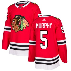 Adult Authentic Chicago Blackhawks Connor Murphy Red Official Adidas Jersey