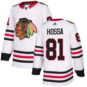 Adult Authentic Chicago Blackhawks Marian Hossa White Official Adidas Jersey