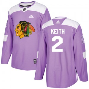 Youth Authentic Chicago Blackhawks Duncan Keith Purple Fights Cancer Practice Official Adidas Jersey