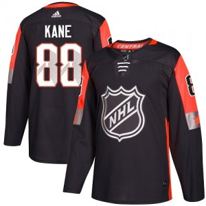 Youth Authentic Chicago Blackhawks Patrick Kane Black 2018 All-Star Central Division Official Adidas Jersey