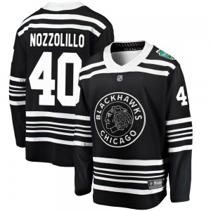 Adult Breakaway Chicago Blackhawks Dave Nozzolillo Black 2019 Winter Classic Official Fanatics Branded Jersey