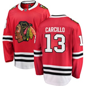 Youth Breakaway Chicago Blackhawks Daniel Carcillo Red Home Official Fanatics Branded Jersey