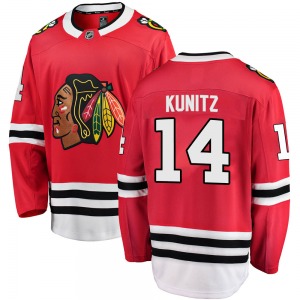 Adult Breakaway Chicago Blackhawks Chris Kunitz Red Home Official Fanatics Branded Jersey