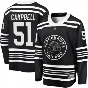 Adult Premier Chicago Blackhawks Brian Campbell Black Breakaway Alternate 2019/20 Official Fanatics Branded Jersey