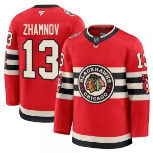 Youth Premium Chicago Blackhawks Alex Zhamnov Red 2025 Winter Classic Official Fanatics Jersey