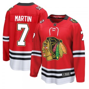 Youth Breakaway Chicago Blackhawks Pit Martin Red Centennial Official Fanatics Jersey
