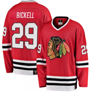 Youth Premier Chicago Blackhawks Bryan Bickell Red Breakaway Heritage Official Fanatics Branded Jersey