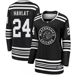 Women's Premier Chicago Blackhawks Martin Havlat Black Breakaway Alternate 2019/20 Official Fanatics Branded Jersey
