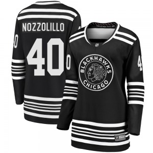 Women's Premier Chicago Blackhawks Dave Nozzolillo Black Breakaway Alternate 2019/20 Official Fanatics Branded Jersey