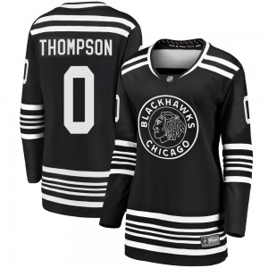 Women's Premier Chicago Blackhawks Aidan Thompson Black Breakaway Alternate 2019/20 Official Fanatics Branded Jersey