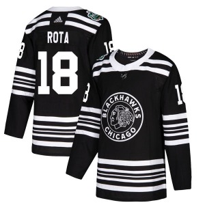 Youth Authentic Chicago Blackhawks Darcy Rota Black 2019 Winter Classic Official Adidas Jersey