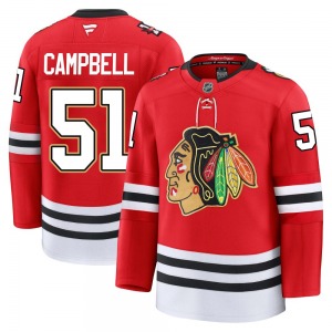 Adult Premium Chicago Blackhawks Brian Campbell Red Centennial Official Fanatics Jersey