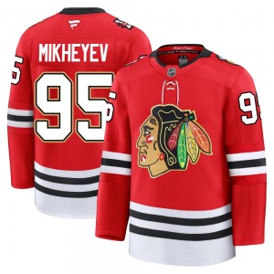 Adult Premium Chicago Blackhawks Ilya Mikheyev Red Centennial Official Fanatics Jersey