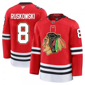 Adult Premium Chicago Blackhawks Terry Ruskowski Red Centennial Official Fanatics Jersey
