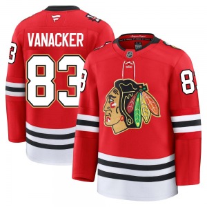 Adult Premium Chicago Blackhawks Marek Vanacker Red Centennial Official Fanatics Jersey
