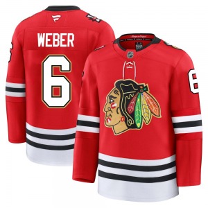 Adult Premium Chicago Blackhawks Shea Weber Red Centennial Official Fanatics Jersey