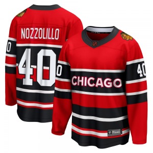 Adult Breakaway Chicago Blackhawks Dave Nozzolillo Red Special Edition 2.0 Official Fanatics Branded Jersey