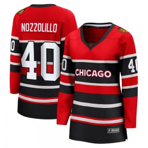 Women's Breakaway Chicago Blackhawks Dave Nozzolillo Red Special Edition 2.0 Official Fanatics Branded Jersey