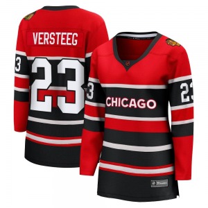 Women's Breakaway Chicago Blackhawks Kris Versteeg Red Special Edition 2.0 Official Fanatics Branded Jersey