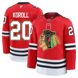 Youth Premium Chicago Blackhawks Cliff Koroll Red Centennial Official Fanatics Jersey