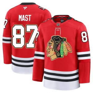 Youth Premium Chicago Blackhawks Ryan Mast Red Centennial Official Fanatics Jersey