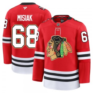 Youth Premium Chicago Blackhawks Martin Misiak Red Centennial Official Fanatics Jersey