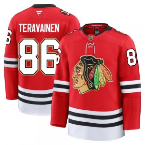 Youth Premium Chicago Blackhawks Teuvo Teravainen Red Centennial Official Fanatics Jersey