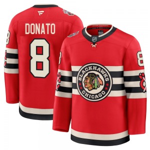 Adult Premium Chicago Blackhawks Ryan Donato Red 2025 Winter Classic Official Fanatics Jersey
