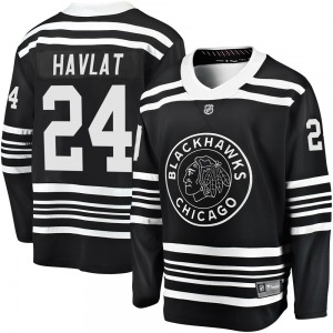 Youth Premier Chicago Blackhawks Martin Havlat Black Breakaway Alternate 2019/20 Official Fanatics Branded Jersey