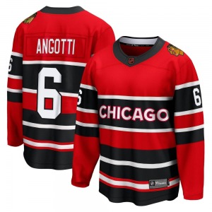 Youth Breakaway Chicago Blackhawks Lou Angotti Red Special Edition 2.0 Official Fanatics Branded Jersey