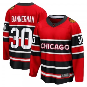 Youth Breakaway Chicago Blackhawks Murray Bannerman Red Special Edition 2.0 Official Fanatics Branded Jersey