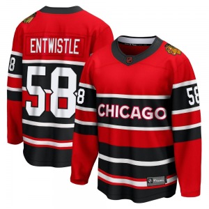 Youth Breakaway Chicago Blackhawks Mackenzie Entwistle Red MacKenzie Entwistle Special Edition 2.0 Official Fanatics Branded Jer