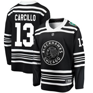 Youth Breakaway Chicago Blackhawks Daniel Carcillo Black 2019 Winter Classic Official Fanatics Branded Jersey