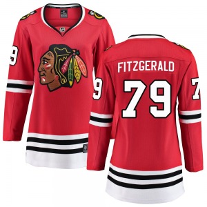 Women's Breakaway Chicago Blackhawks Cavan Fitzgerald Red Home Official Fanatics Branded Jersey