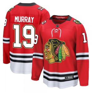 Adult Breakaway Chicago Blackhawks Troy Murray Red Centennial Official Fanatics Jersey