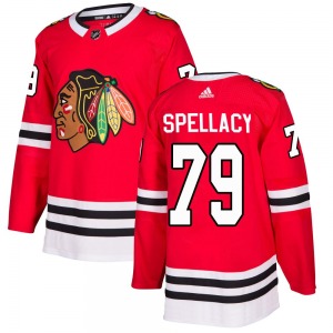 Youth Authentic Chicago Blackhawks Anthony Spellacy Red Home Official Adidas Jersey
